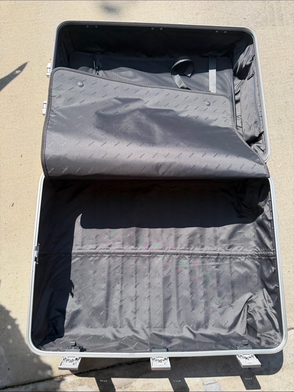 Away The Large Aluminum Edition Checked Luggage in Silver - Picture 12 of 13